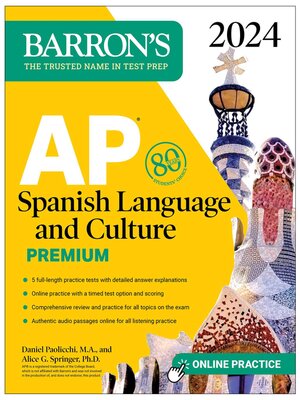 cover image of AP Spanish Language and Culture Premium, 2024